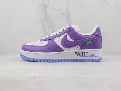 Tênis Nike Air Force 1 Louis Vuitton Roxo