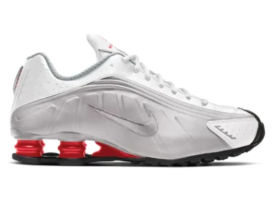 Tênis Nike Shox R4 Cinza Vermelho